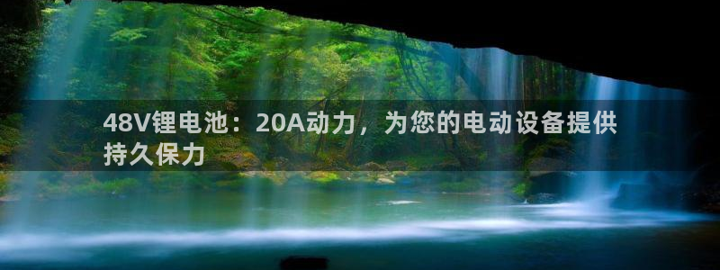 尊龙人品怎么样：48V锂电池：20A动力，为您的电动设备提供
持久保力